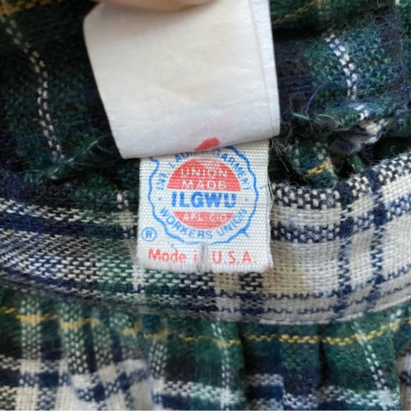 Autumn Vintage Wool Plaid High-Waisted Midi Skirt - Picture 7 of 8